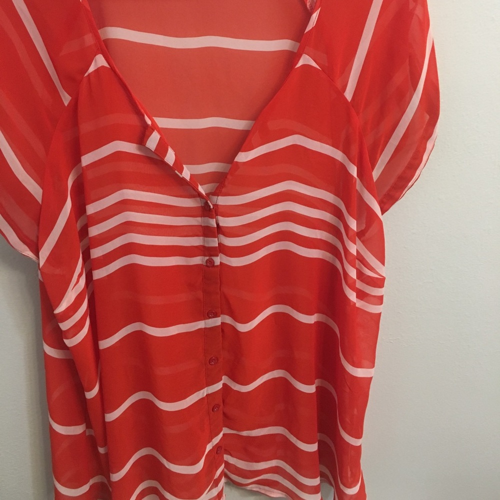 Old navy chiffon button up